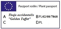 Paszport golden tufet
